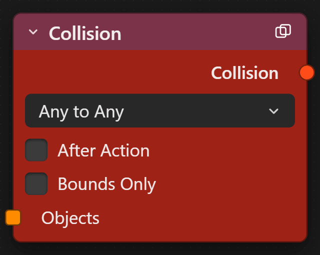 Collision node